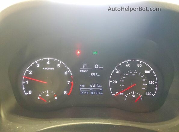 3KPC24A37JE034565 2018 HYUNDAI ACCENT Бежевый Вид щитка приборов