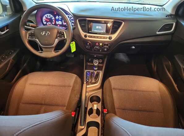 3KPC24A60ME144324 2021 HYUNDAI ACCENT Silver Առջևի վահանակի տեսք