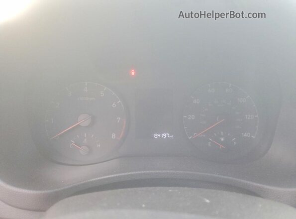 3KPC24A60ME145988 2021 HYUNDAI ACCENT Серебряный Вид щитка приборов