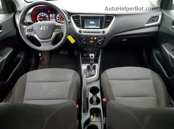 3KPC24A61ME132859 2021 HYUNDAI ACCENT Silver Dashboard view