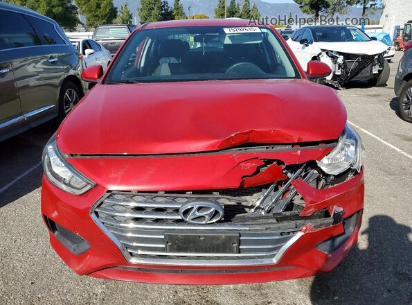 3KPC24A61ME148107 2021 HYUNDAI ACCENT Red წინა ხედი