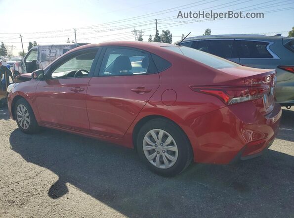 3KPC24A61ME148107 2021 HYUNDAI ACCENT Red უკანა მარცხენა