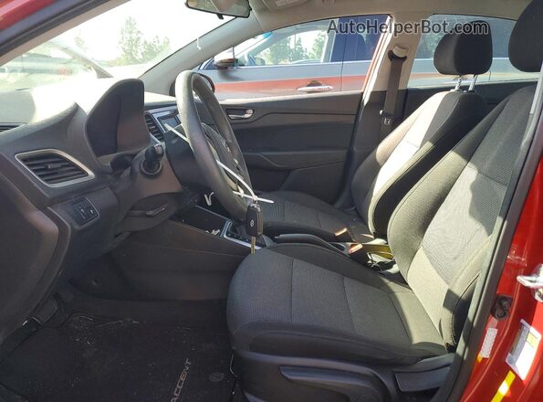 3KPC24A61ME148107 2021 HYUNDAI ACCENT Red წინა სალონის ხედი
