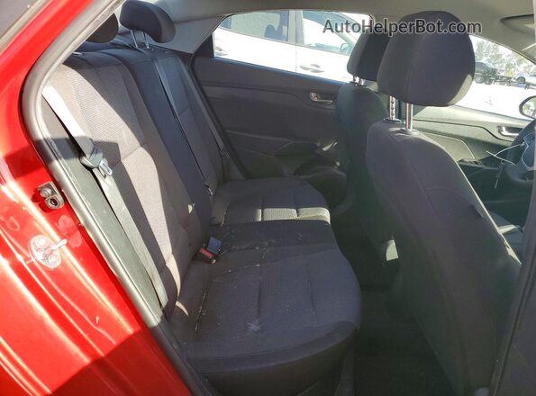 3KPC24A61ME148107 2021 HYUNDAI ACCENT Red უკანა სავარძლების ხედი