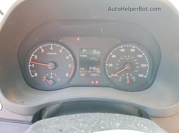 3KPC24A61ME148107 2021 HYUNDAI ACCENT Red ხელსაწყოთა პანელის ხედი