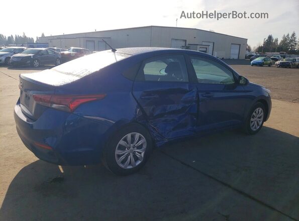 3KPC24A61ME151931 2021 HYUNDAI ACCENT Синий Задняя правая четверть