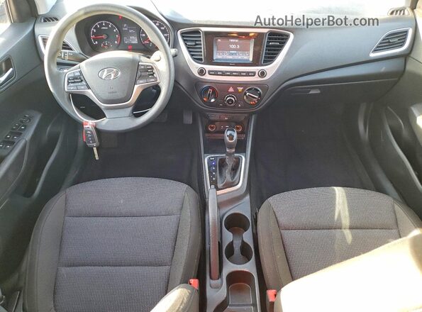 3KPC24A61ME151931 2021 HYUNDAI ACCENT Синий Вид панели приборов