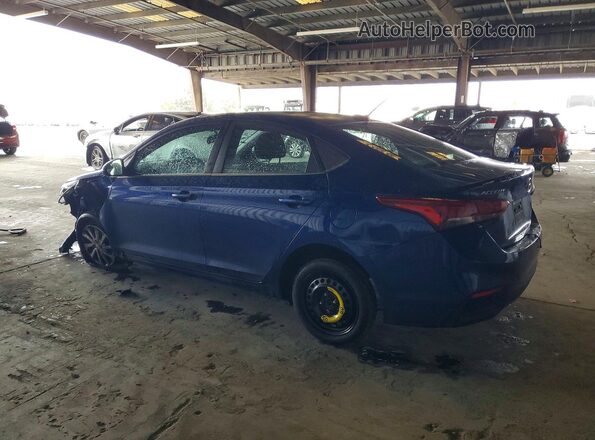 3KPC24A61ME153002 2021 HYUNDAI ACCENT Blue Tył lewy