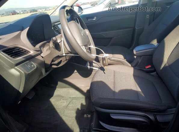 3KPC24A61ME153002 2021 HYUNDAI ACCENT Blue Widok wnętrza z przodu
