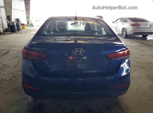 3KPC24A61ME153002 2021 HYUNDAI ACCENT Blue Widok z tyłu
