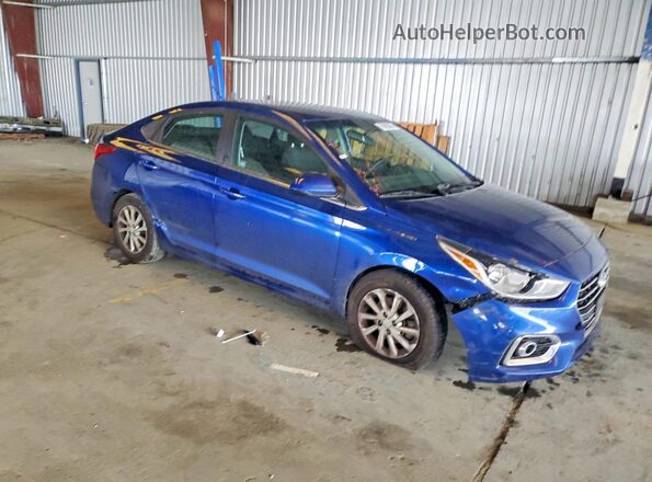 3KPC24A61ME153002 2021 HYUNDAI ACCENT Blue Przód prawy