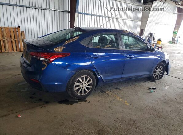 3KPC24A61ME153002 2021 HYUNDAI ACCENT Blue Tył prawy