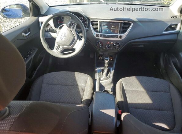 3KPC24A61ME153002 2021 HYUNDAI ACCENT Blue Widok deski rozdzielczej