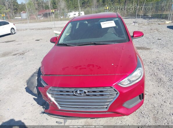 3KPC24A62LE106513 2020 HYUNDAI ACCENT Red Vista del cuadro de instrumentos