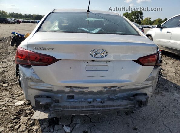 3KPC24A62ME143191 2021 HYUNDAI ACCENT Silver უკანა ხედი