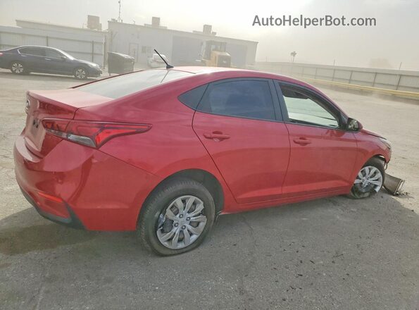 3KPC24A62ME147130 2021 HYUNDAI ACCENT Красный Задняя правая четверть
