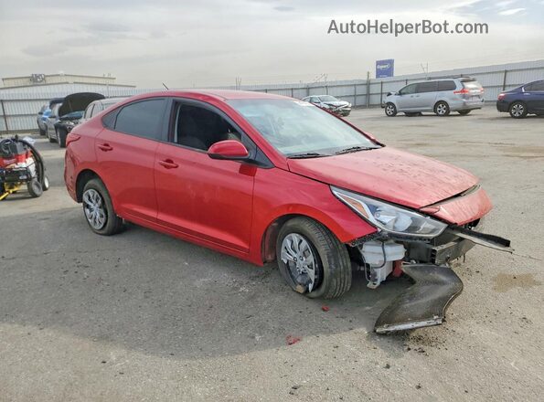 3KPC24A62ME147130 2021 HYUNDAI ACCENT Красный Передняя правая четверть