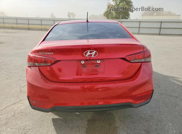 3KPC24A62ME147130 2021 HYUNDAI ACCENT Красный Вид сзади