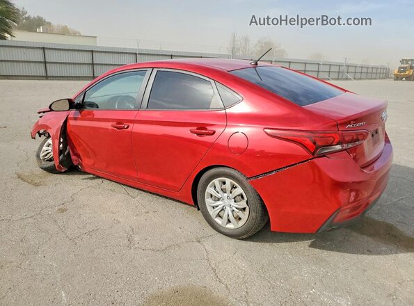 3KPC24A62ME147130 2021 HYUNDAI ACCENT Красный Задняя левая четверть