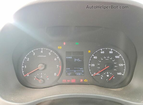 3KPC24A62ME147130 2021 HYUNDAI ACCENT Красный Вид щитка приборов