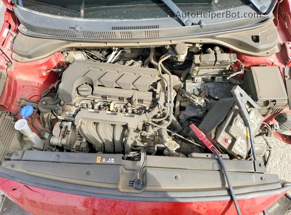3KPC24A62ME147130 2021 HYUNDAI ACCENT Красный Вид задней части салона