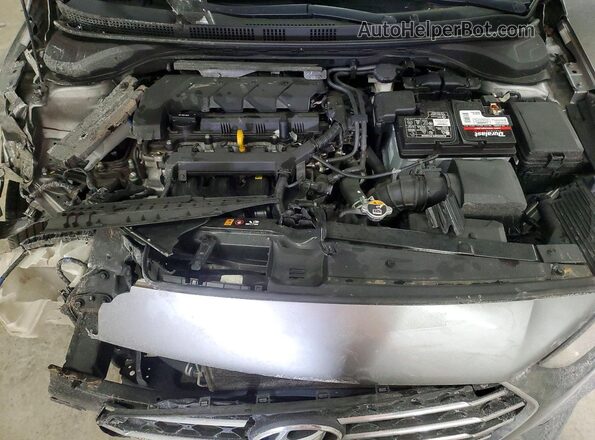 3KPC24A62ME149847 2021 HYUNDAI ACCENT Gray უკანა სალონის ხედი