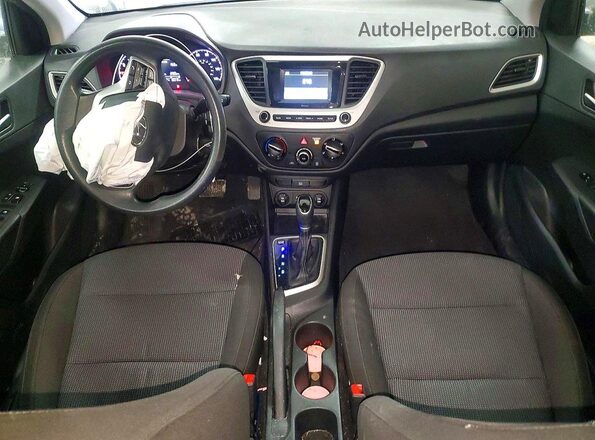3KPC24A62ME149847 2021 HYUNDAI ACCENT Gray წინა პანელის ხედი