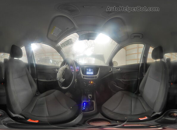 3KPC24A62ME149847 2021 HYUNDAI ACCENT Gray VIN კოდის სტიკერის ხედი