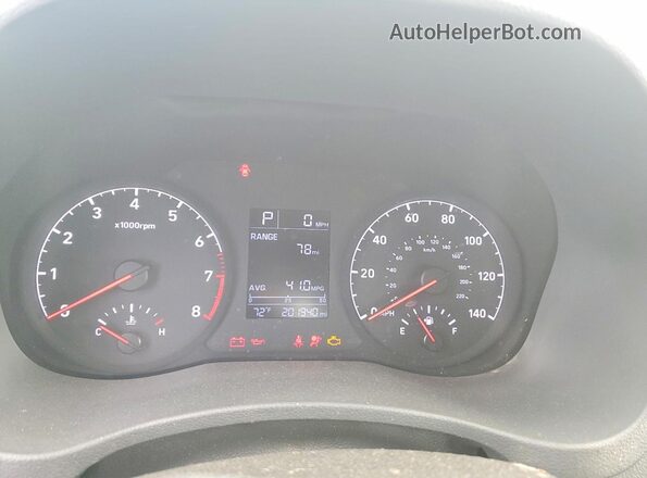 3KPC24A63ME133396 2021 HYUNDAI ACCENT Silver ხელსაწყოთა პანელის ხედი
