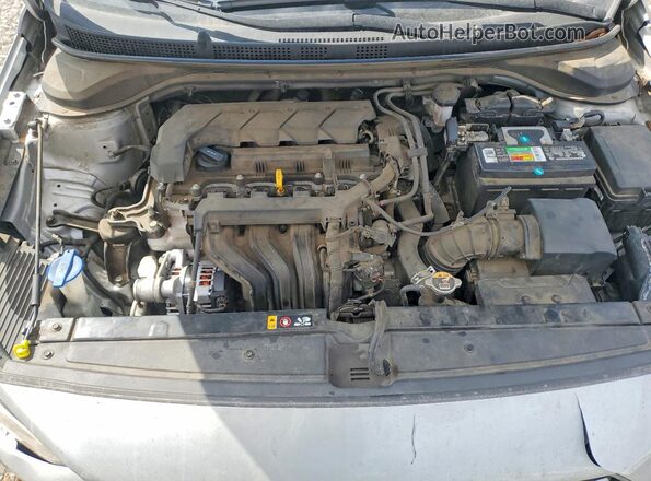 3KPC24A63ME133396 2021 HYUNDAI ACCENT Silver უკანა სალონის ხედი