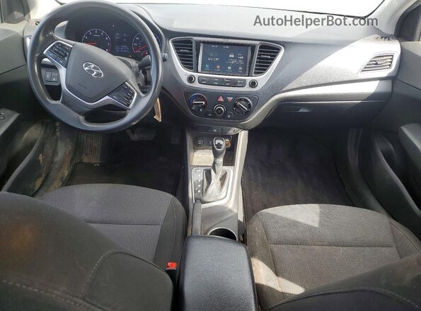3KPC24A63ME133396 2021 HYUNDAI ACCENT Silver წინა პანელის ხედი