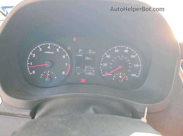 3KPC24A63ME146522 2021 HYUNDAI ACCENT Black ხელსაწყოთა პანელის ხედი