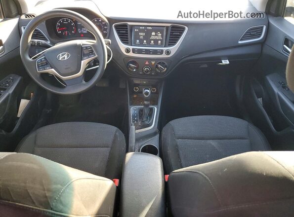 3KPC24A63ME146522 2021 HYUNDAI ACCENT Black წინა პანელის ხედი