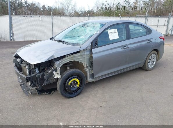 3KPC24A63NE164357 2022 HYUNDAI ACCENT Gray Front left