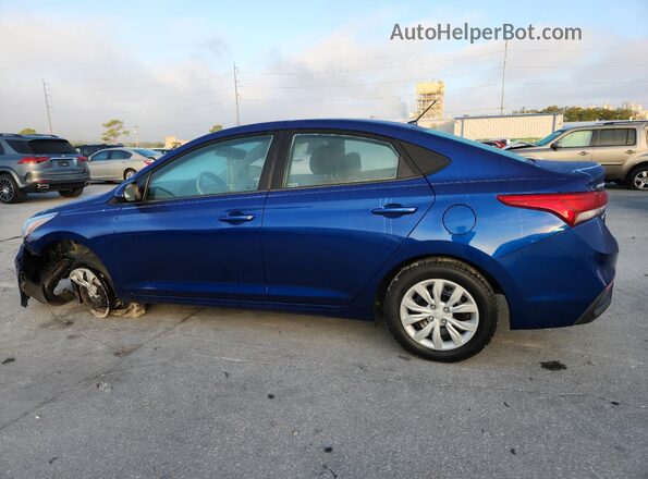 3KPC24A65ME136753 2021 HYUNDAI ACCENT Blue უკანა მარცხენა