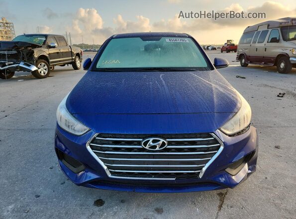 3KPC24A65ME136753 2021 HYUNDAI ACCENT Blue წინა ხედი