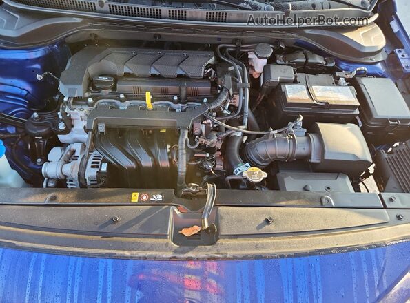 3KPC24A65ME136753 2021 HYUNDAI ACCENT Blue უკანა სალონის ხედი