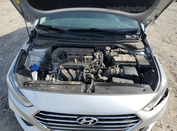 3KPC24A65ME148630 2021 HYUNDAI ACCENT Silver Սալոնի հետևի տեսք