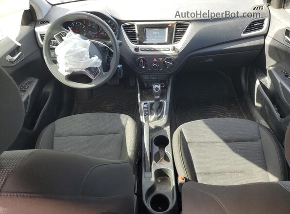 3KPC24A65ME148630 2021 HYUNDAI ACCENT Silver Առջևի վահանակի տեսք