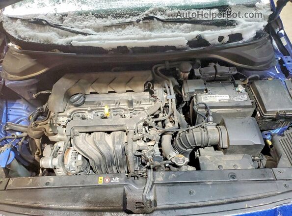3KPC24A66ME144201 2021 HYUNDAI ACCENT Синий Вид задней части салона