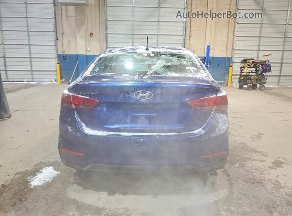 3KPC24A66ME144201 2021 HYUNDAI ACCENT Синий Вид сзади