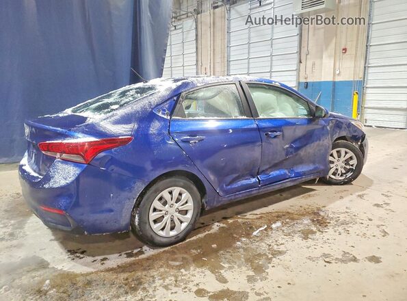3KPC24A66ME144201 2021 HYUNDAI ACCENT Синий Задняя правая четверть
