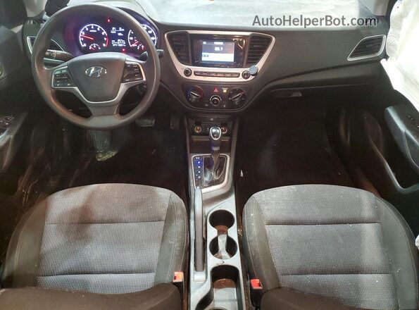 3KPC24A66ME144201 2021 HYUNDAI ACCENT Синий Вид панели приборов