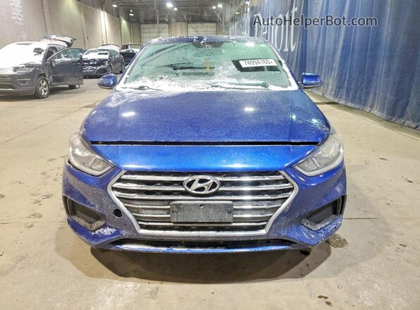 3KPC24A66ME144201 2021 HYUNDAI ACCENT Синий Вид спереди