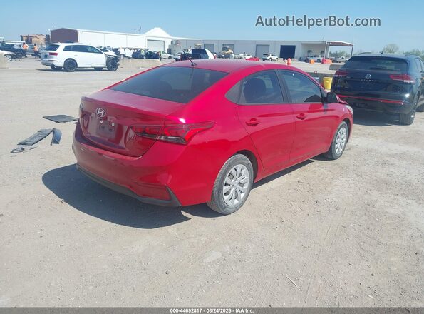 3KPC24A66ME144540 2021 HYUNDAI ACCENT Red 