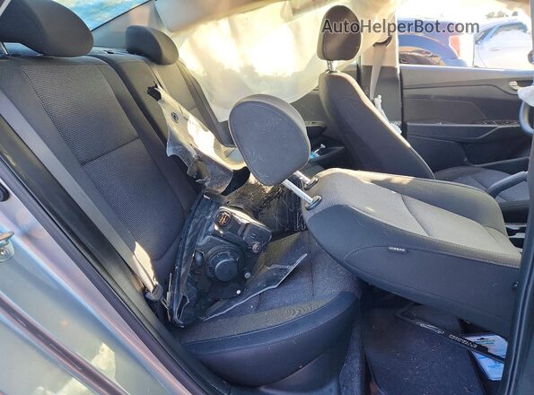 3KPC24A66ME146787 2021 HYUNDAI ACCENT Gray Հետևի նստատեղերի տեսք