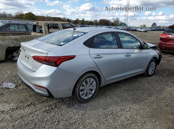 3KPC24A67ME129822 2021 HYUNDAI ACCENT Silver Rear right