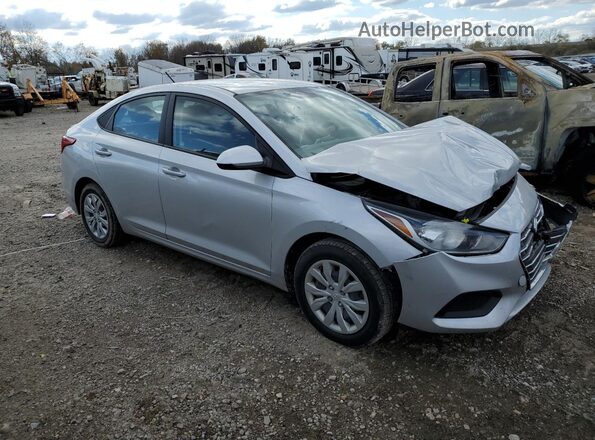 3KPC24A67ME129822 2021 HYUNDAI ACCENT Silver Front right