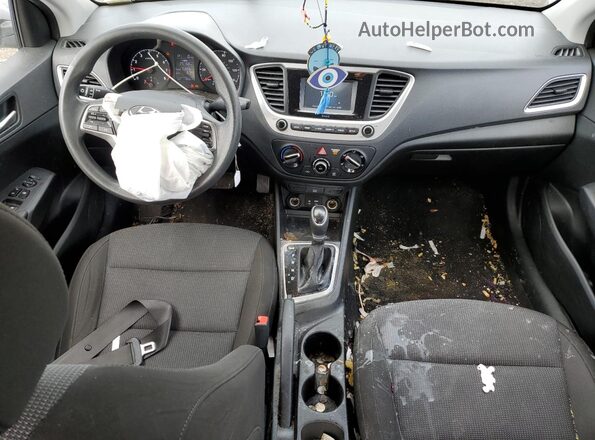 3KPC24A67ME129822 2021 HYUNDAI ACCENT Silver Dashboard view