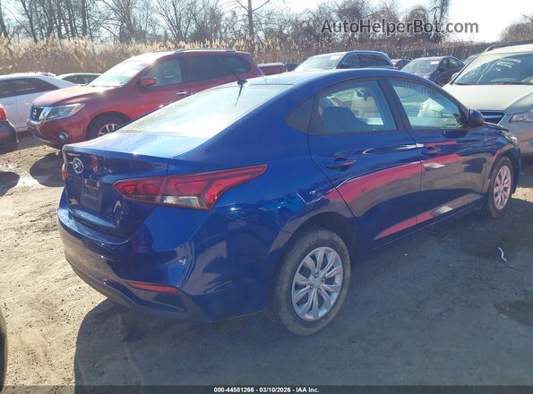 3KPC24A67ME137273 2021 HYUNDAI ACCENT Blue Tył prawy